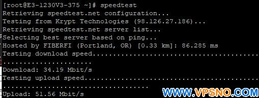 linux下使用speedtest测速-VPS排行榜