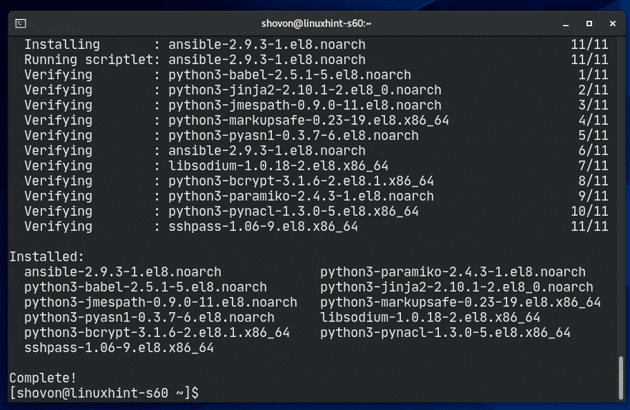 如何在CentOS 8.2上安装Ansible,以及Ansible使用的详细示例。