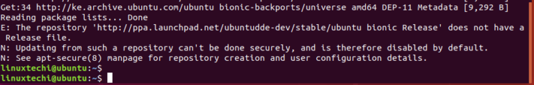 如何解决Ubuntu的 ‘Repository does not have a release file’错误-VPS排行榜