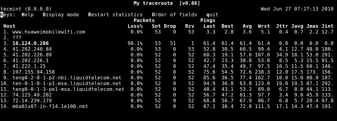 如何使用Linux mtr命令-VPS排行榜